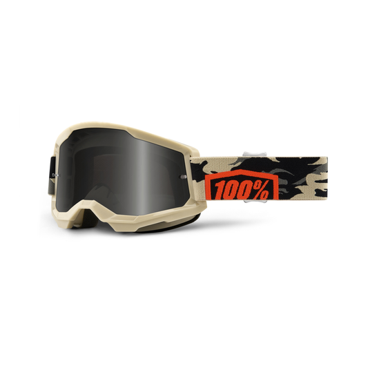 100% STRATA 2 SAND GOG KOMBAT SMOKE LENS 50030-00003