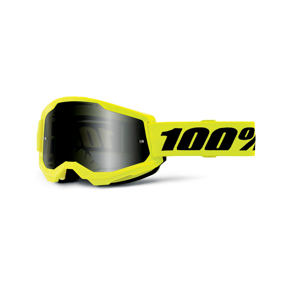 100% STRATA 2 SAND GOG NEON YEL SMOKE LENS 50030-00005