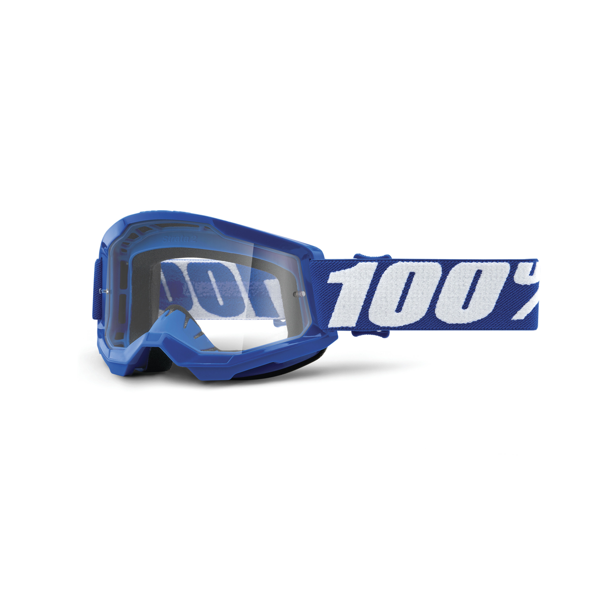 100% STRATA 2 JUNIOR GOG BLUE CLEAR LENS 50031-00002