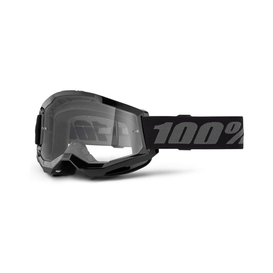 100% STRATA 2 JUNIOR GOG BLK CLR LENS 50031-00007