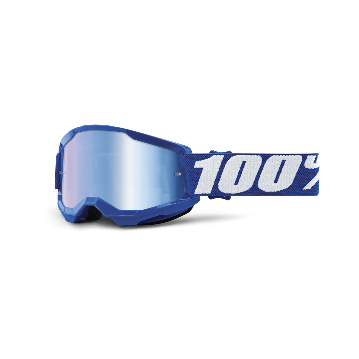 100% STRATA 2 JUNIOR GOG BLUE MIRROR BLUE LEN 50032-00002