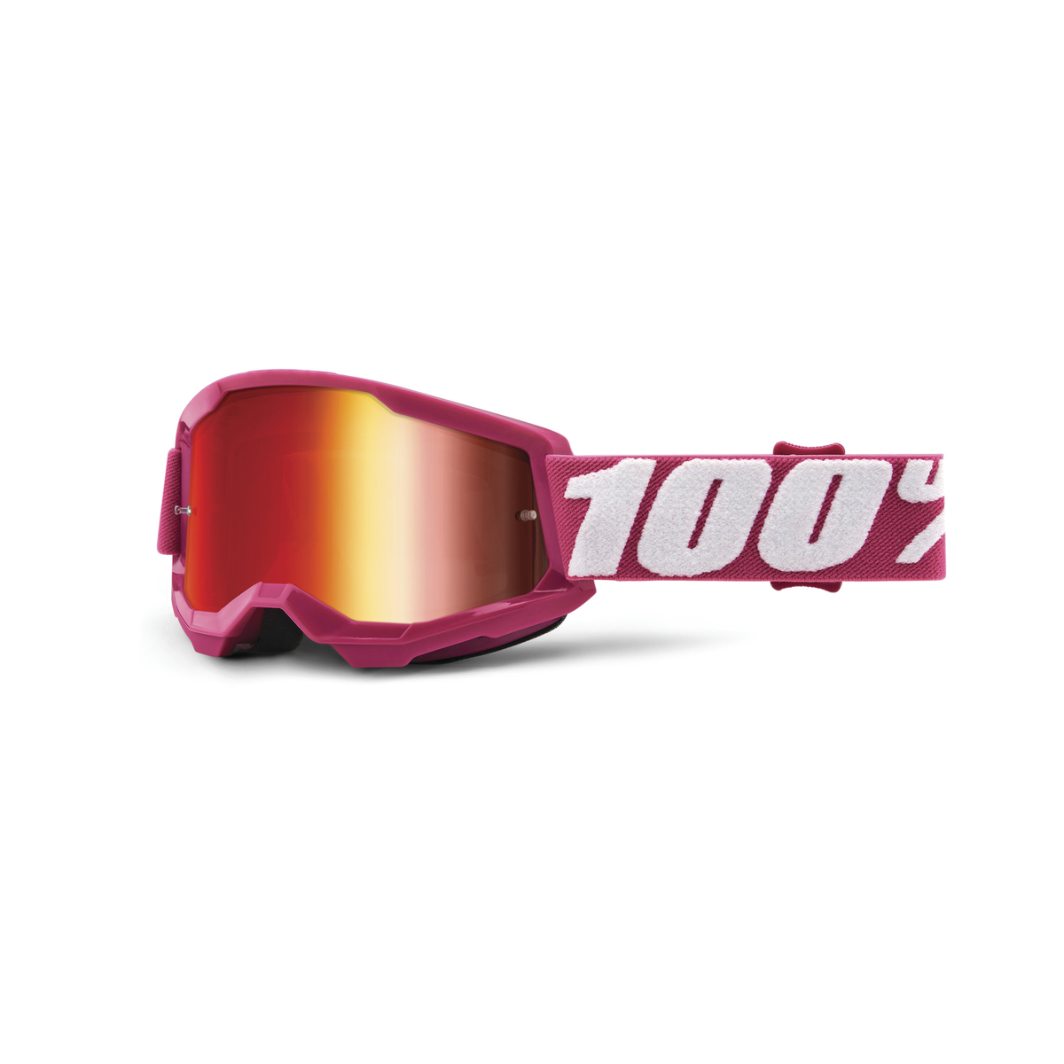 100% STRATA 2 JUNIOR GOG FLETCHER MIRROR RED 50032-00006