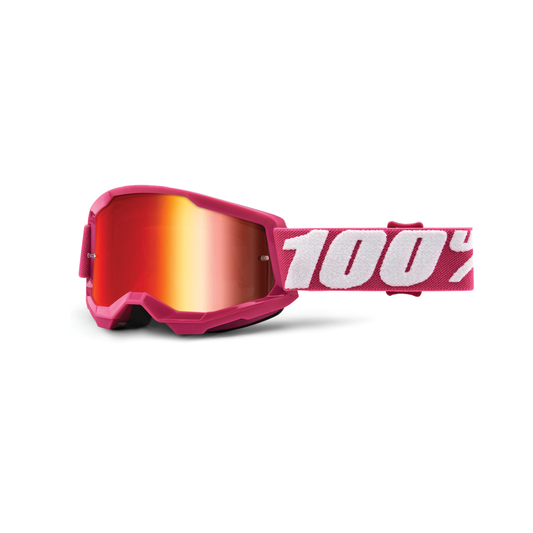 100% STRATA 2 JUNIOR GOG FLETCHER MIRROR RED 50032-00006