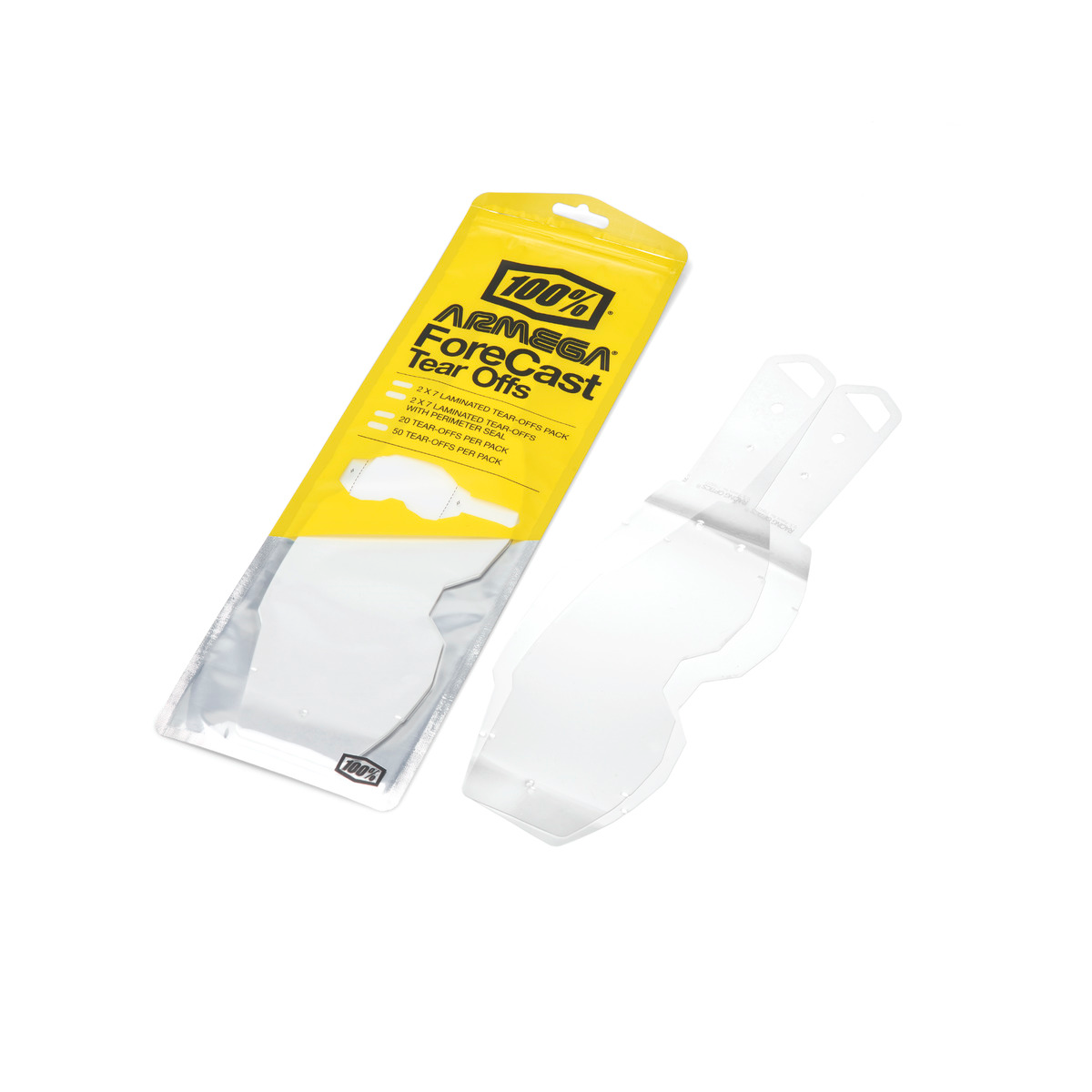 100% ARMEGA FORECAST LAM TEAR-OFFS 2 X 7 PK 51020-201-14