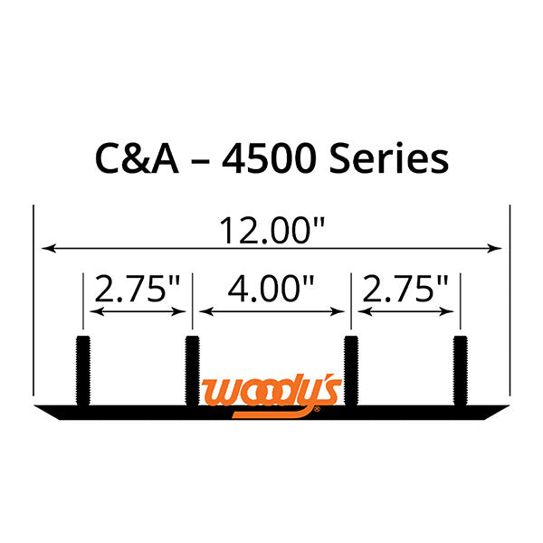 WOODY'S HARD WELD TRAIL RUNNERS C&A SKI HSC-4500