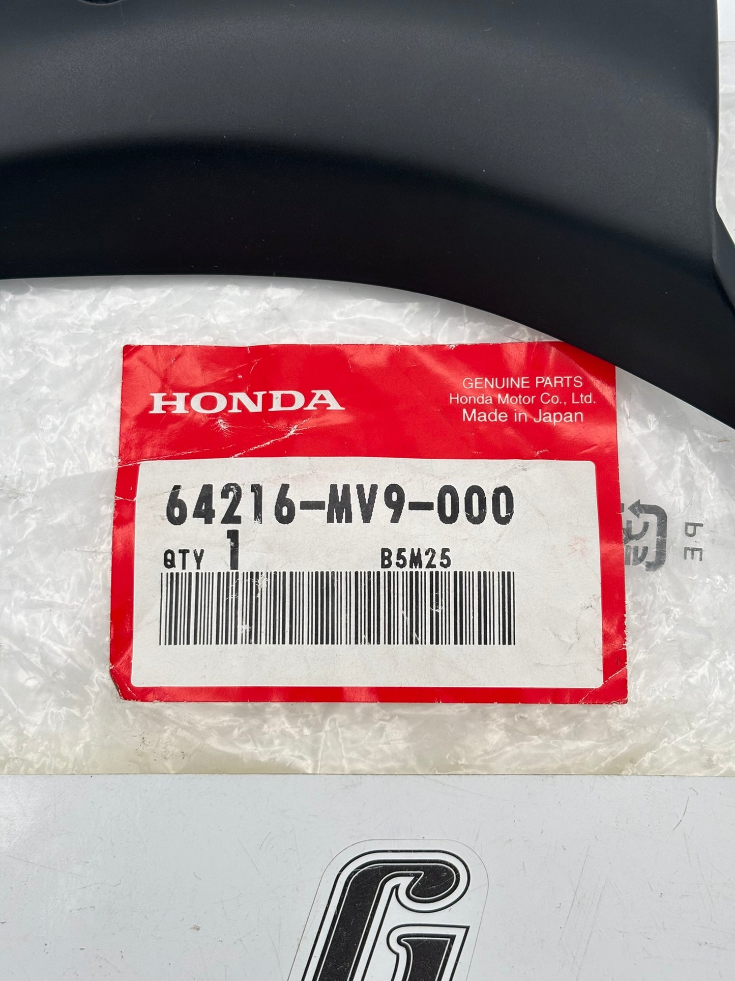 HONDA L. COWL STAY COVER 64216-MV9-000 H177