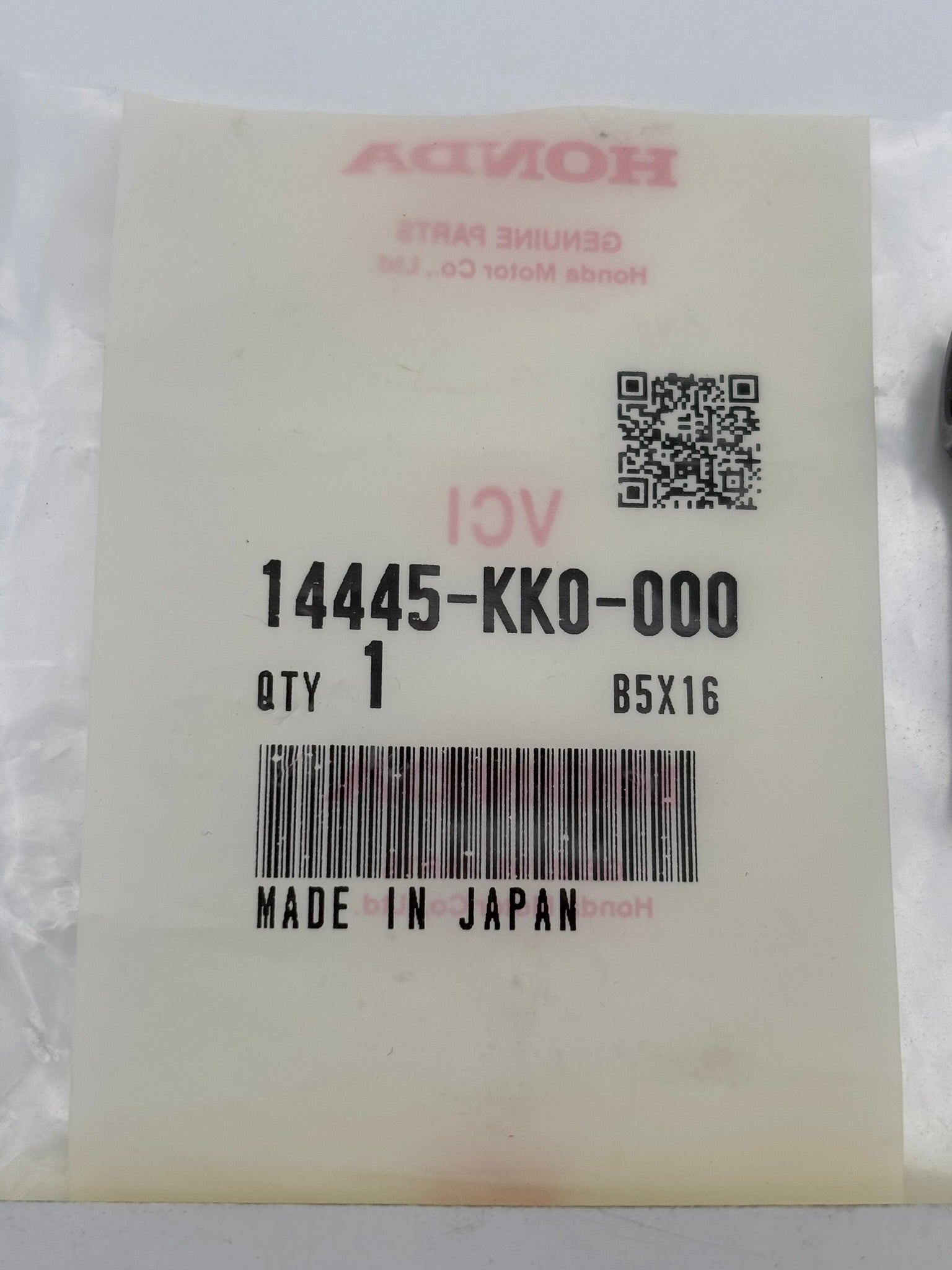 HONDA INTAKE VALVE SUB-ROCKER ARM 14445-KK0-000 H138