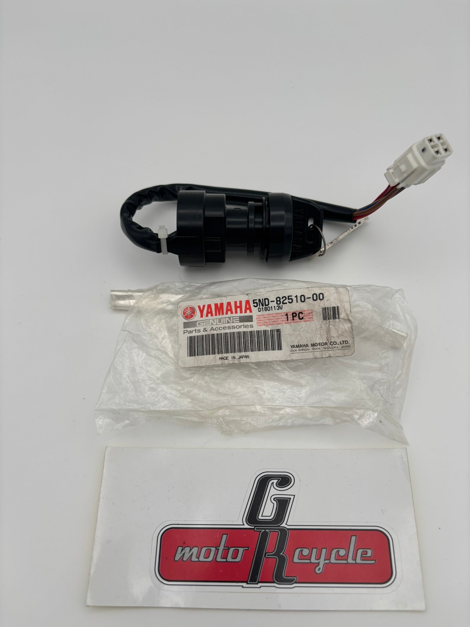 YAMAHA IGNITION KEY SWITCH SUB 5ND-82510-01-00 5ND-82510-00-00 Y201