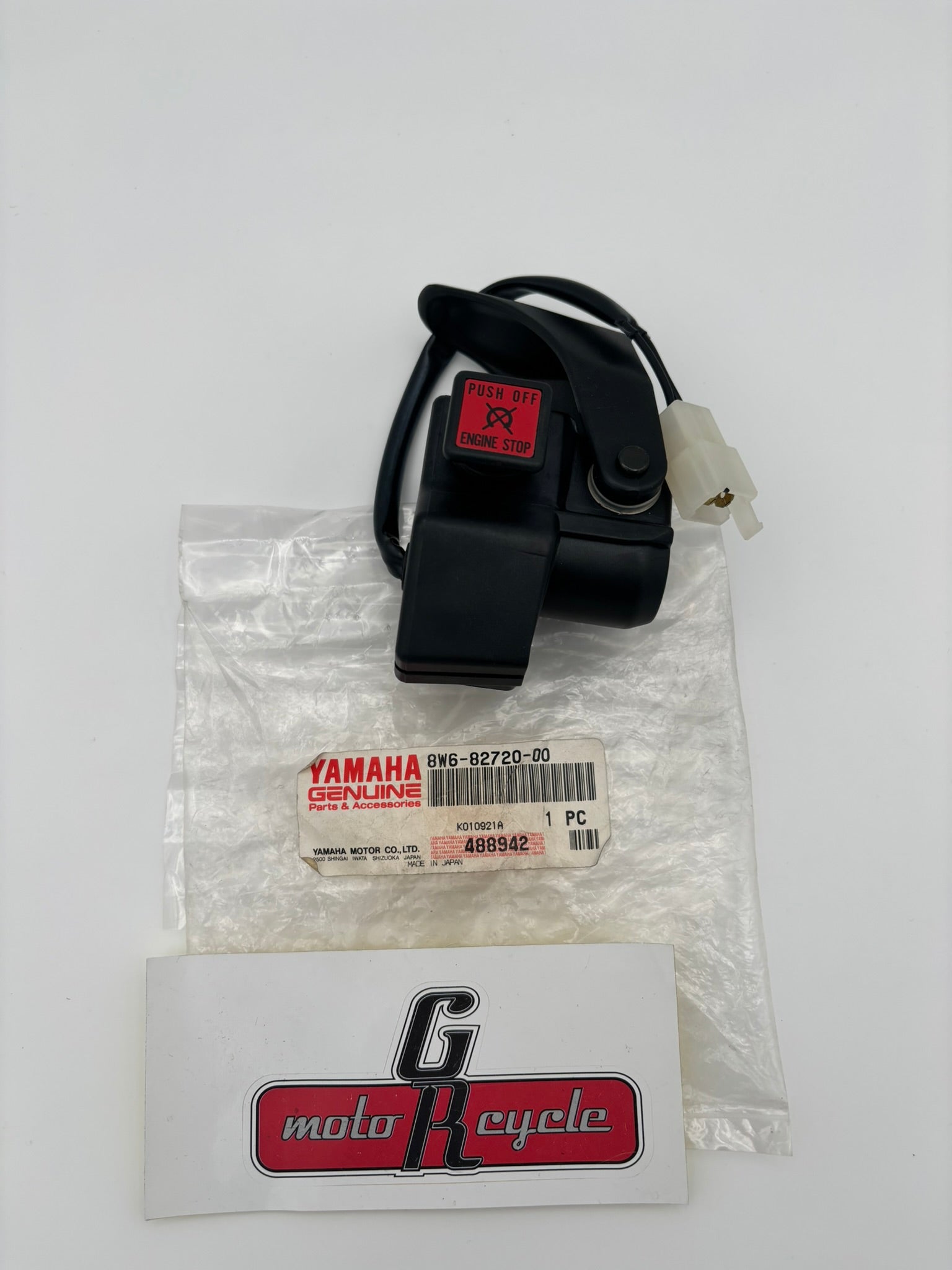 YAMAHA 1984 PZ480 ET340 ET300 LEVER HOLDER 8W6-82720-00-00 Y201