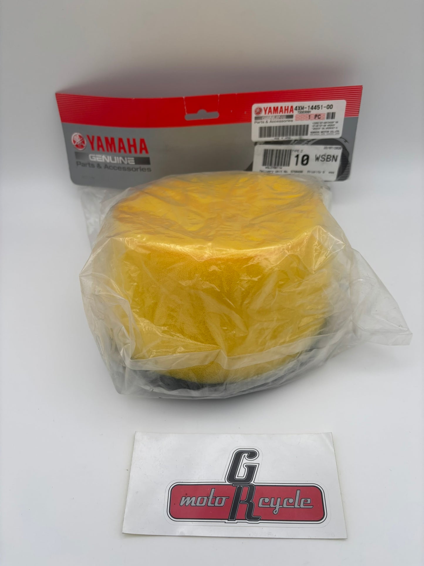 YAMAHA AIR CLEANER ELEMENT SUB 4XM-14451-01-00 4XM-14451-00-00 Y204