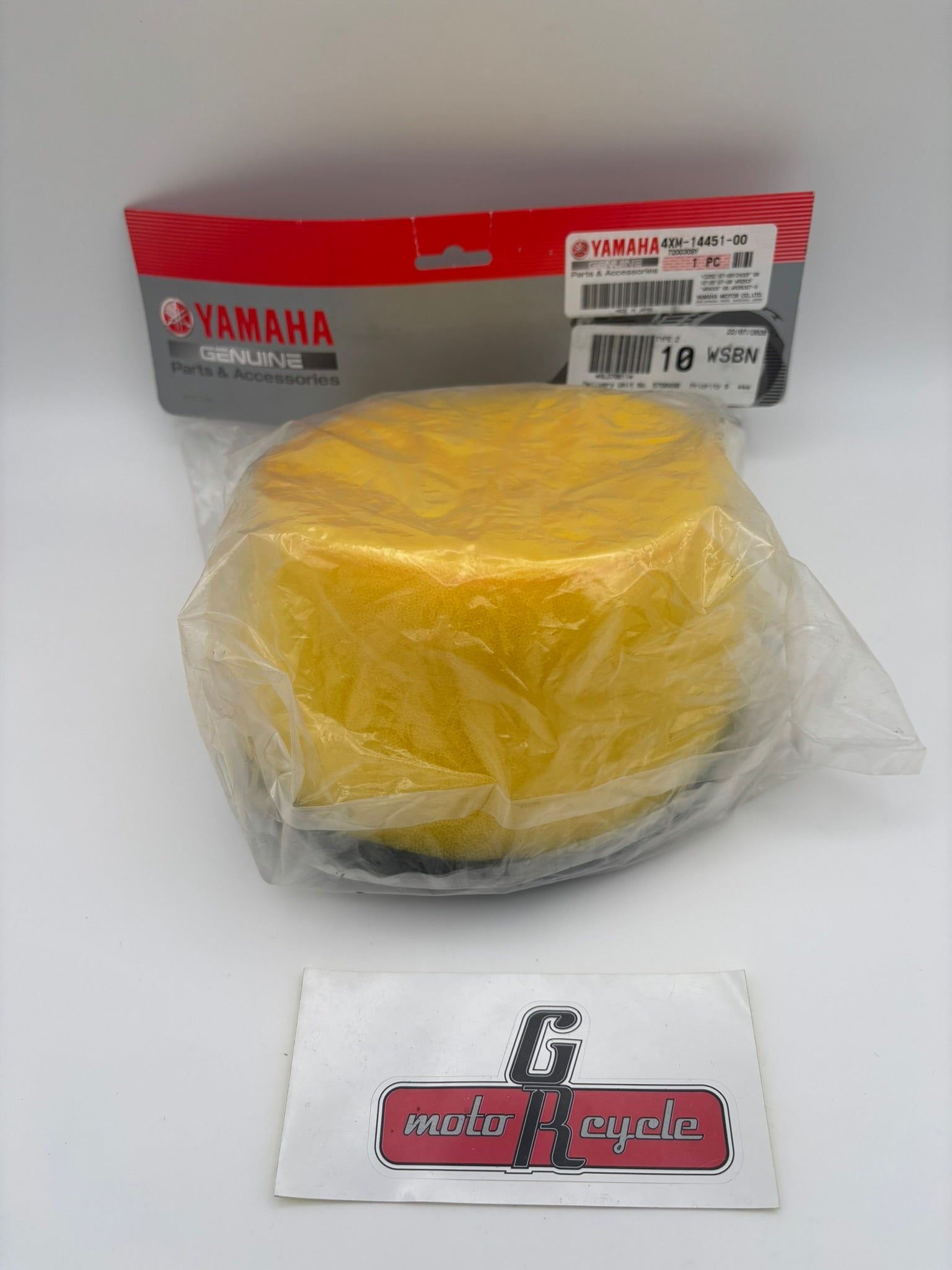 YAMAHA AIR CLEANER ELEMENT SUB 4XM-14451-01-00 4XM-14451-00-00 Y204