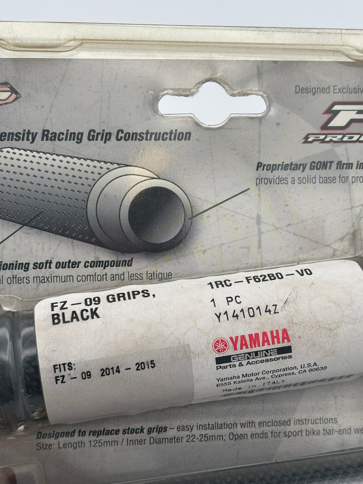 YAMAHA 2014 2015 FZ09 PG GEL GRIP SET 1RC-F62B0-V0-00 Y206
