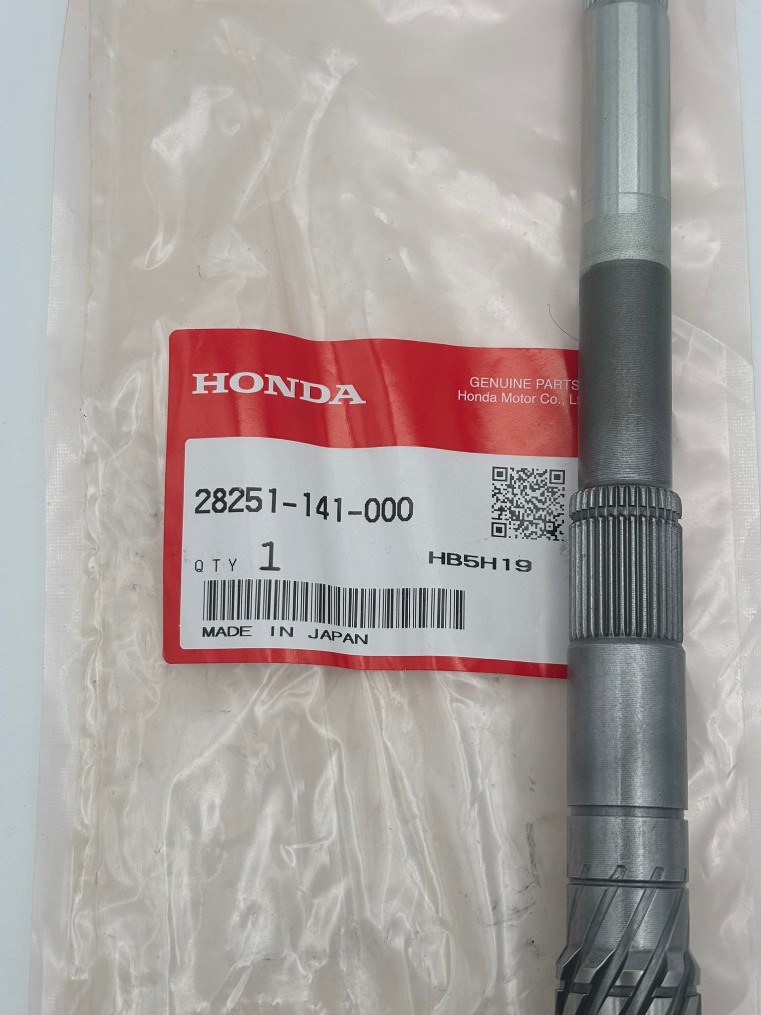 HONDA SPINDLE KICK STARTER 28251-141-000 H39