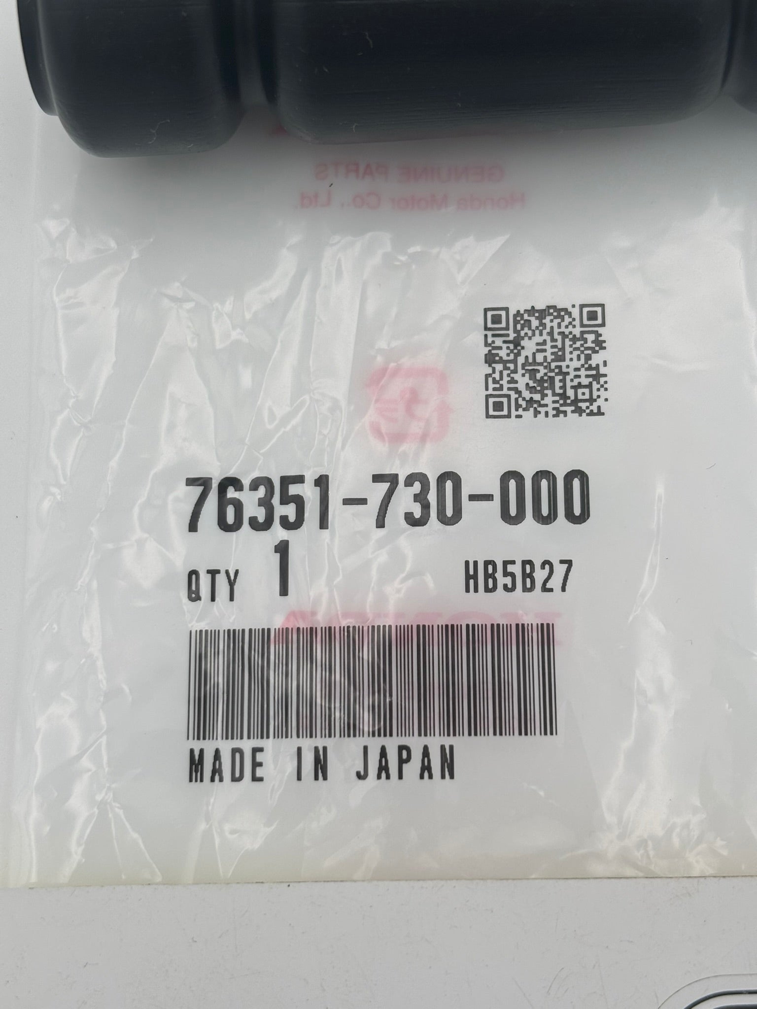 HONDA CHUTE HANDLE GRIP 76351-730-000 H164