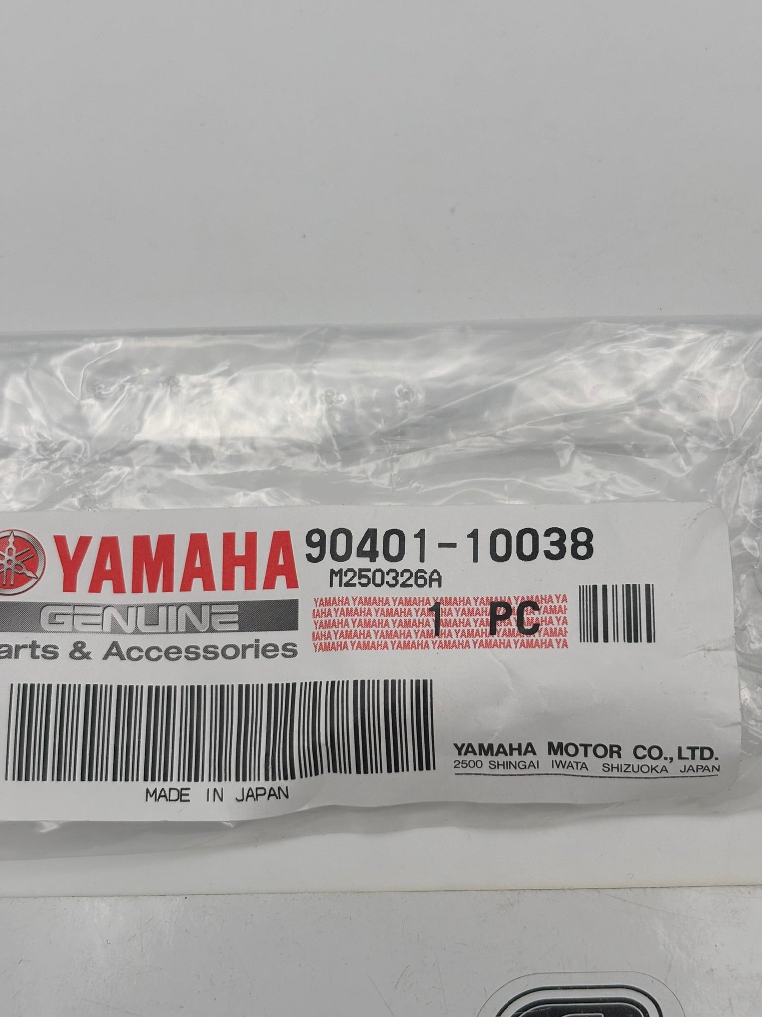 YAMAHA UNION BOLT (SUB 90401-10160-00 ) 90401-10038-00 Y214