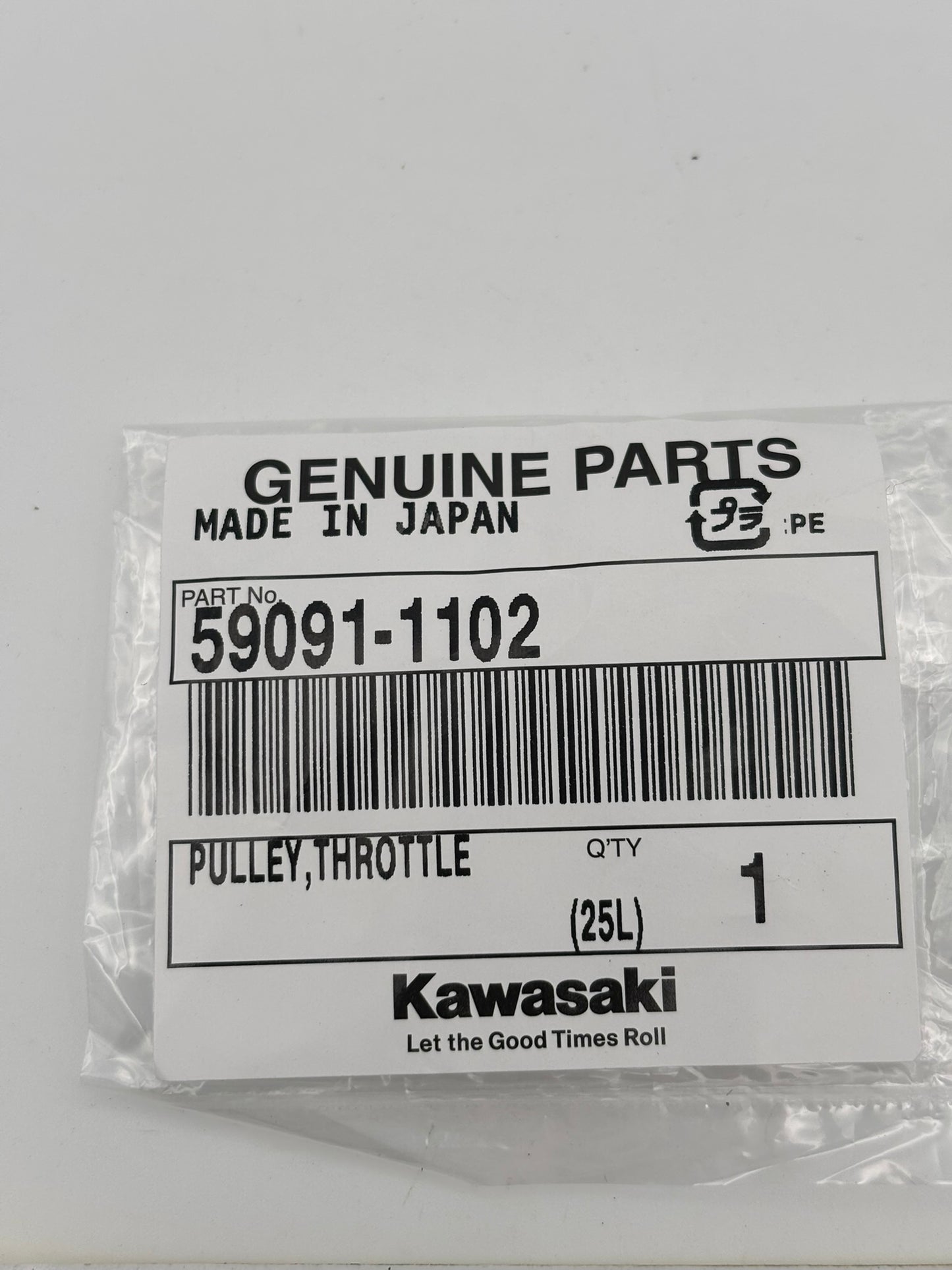 KAWASAKI THROTTLE PULLEY 59091-1102 K29