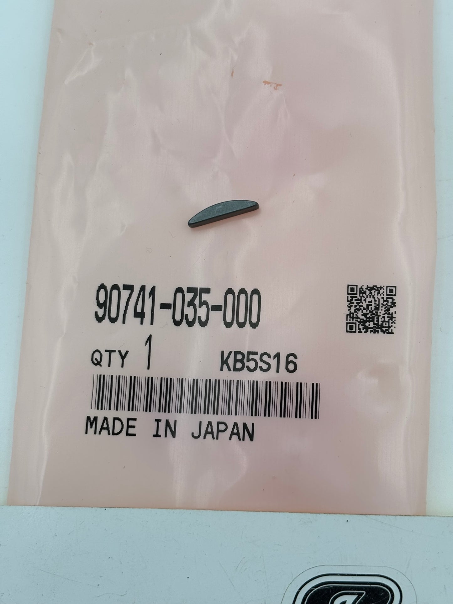 HONDA WOODRUFF KEY 90741-035-000 H27