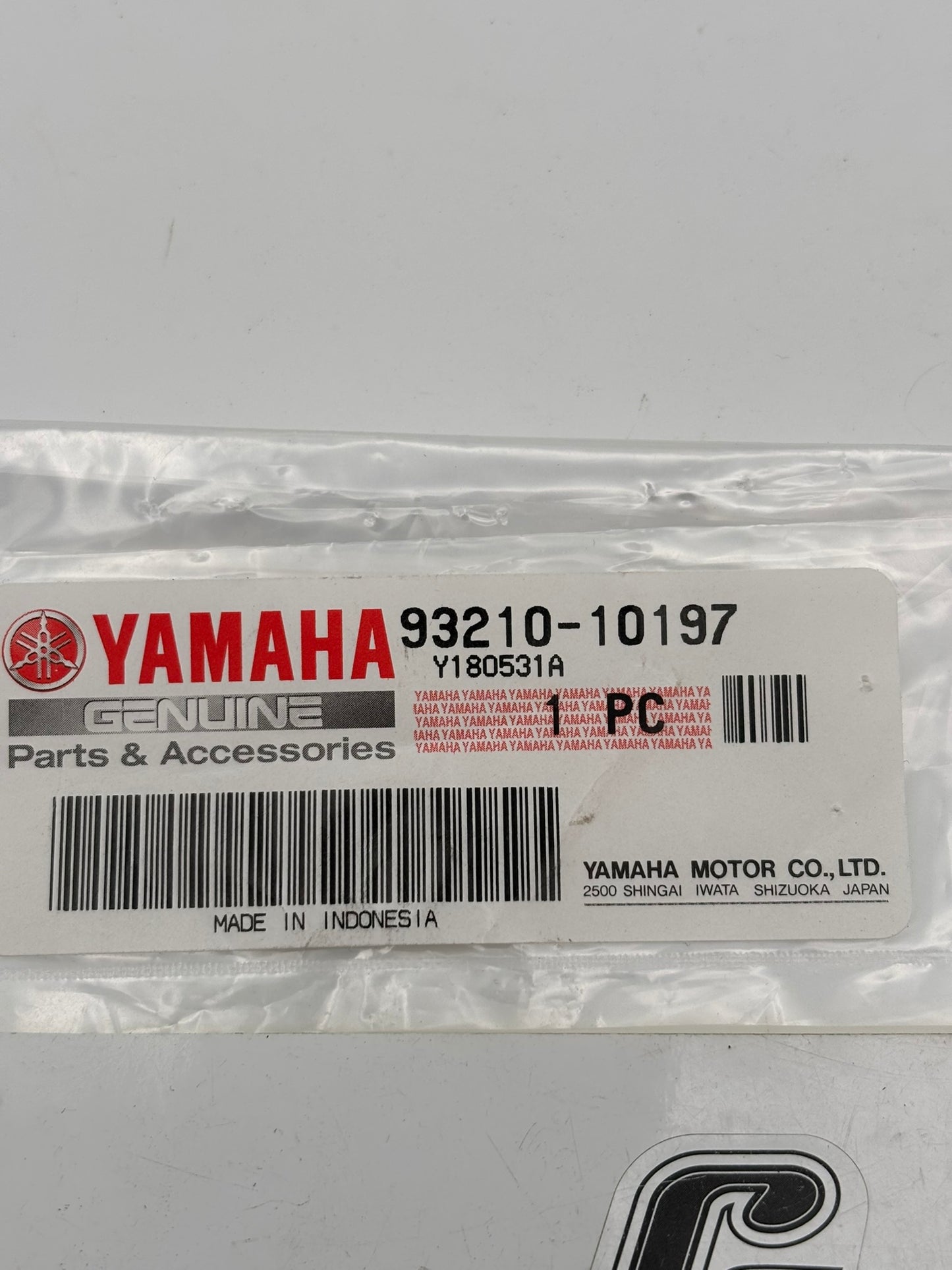 YAMAHA O-RING (371) 93210-10197-00 Y83