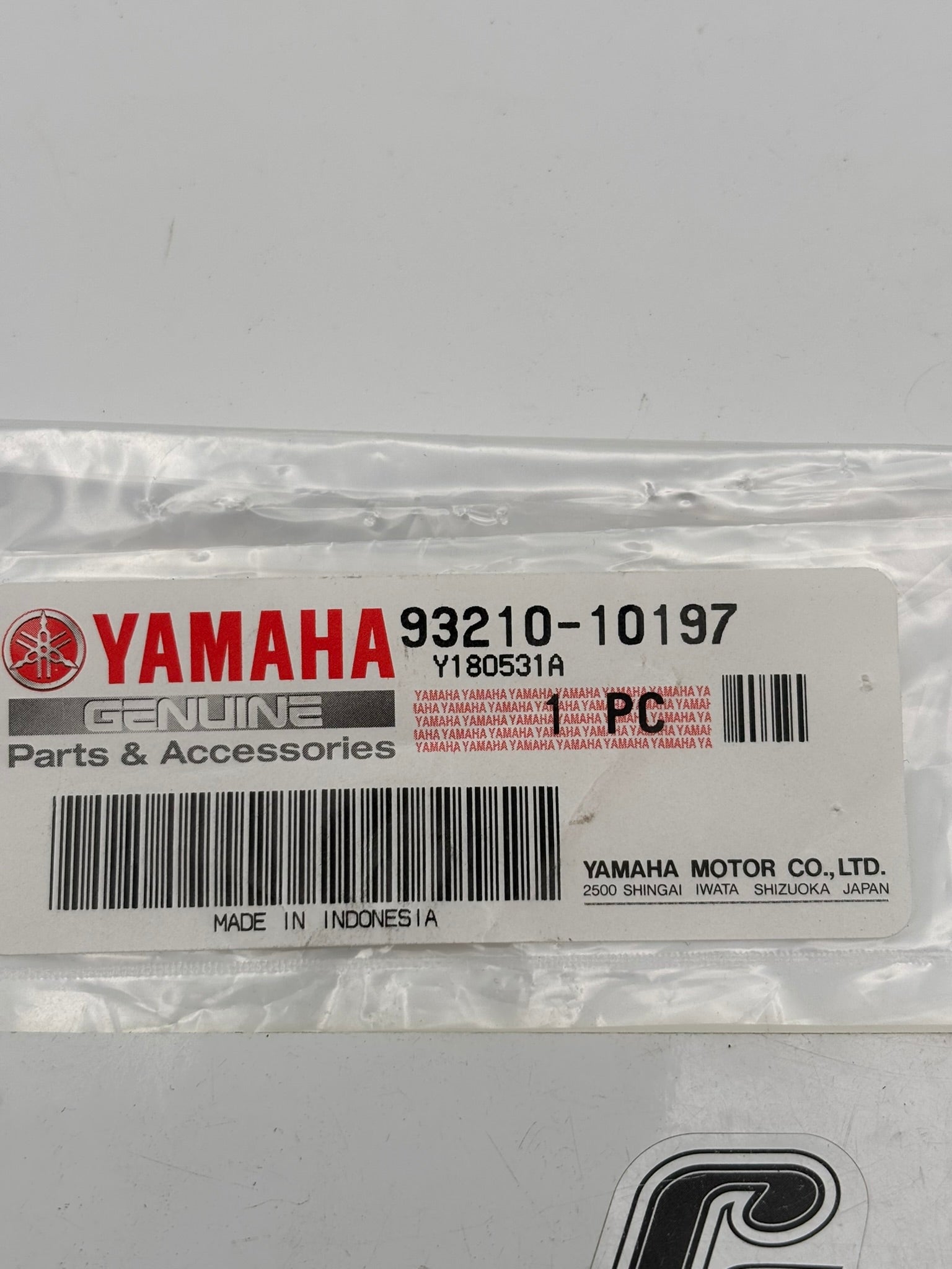 YAMAHA O-RING (371) 93210-10197-00 Y83