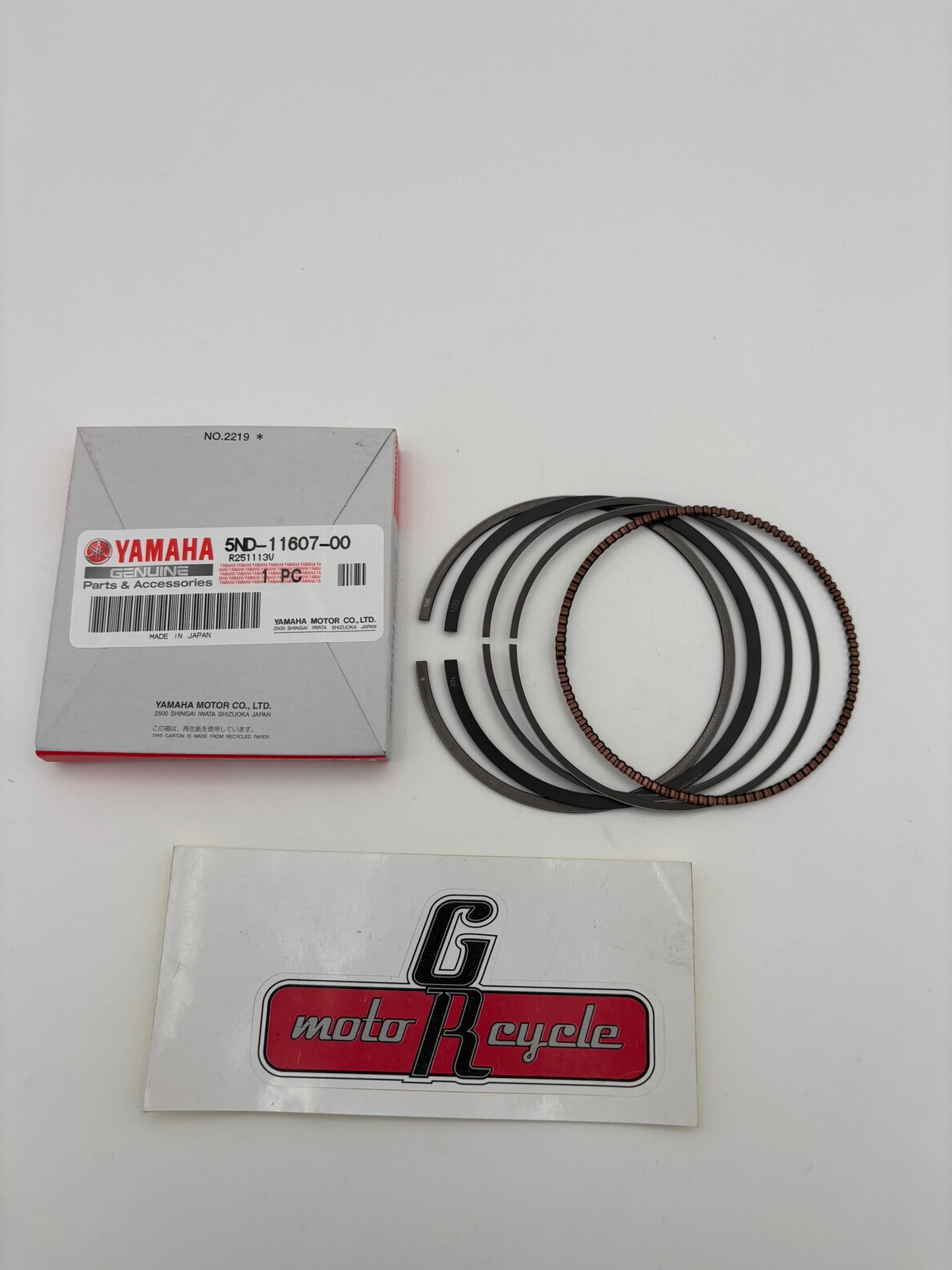 YAMAHA PISTON RING SET (1.00MM O/S) 5ND-11607-00-00 Y20