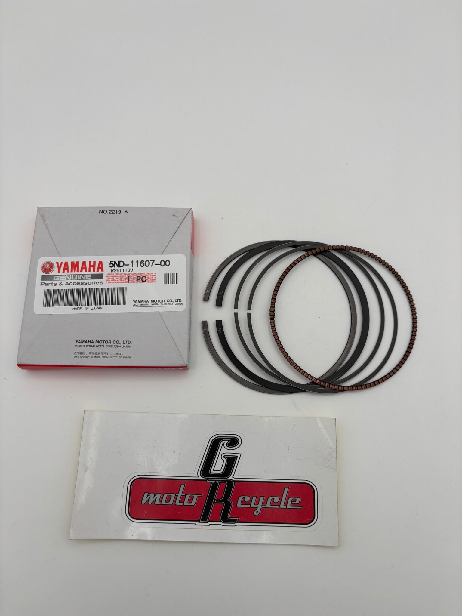 YAMAHA PISTON RING SET (1.00MM O/S) 5ND-11607-00-00 Y20