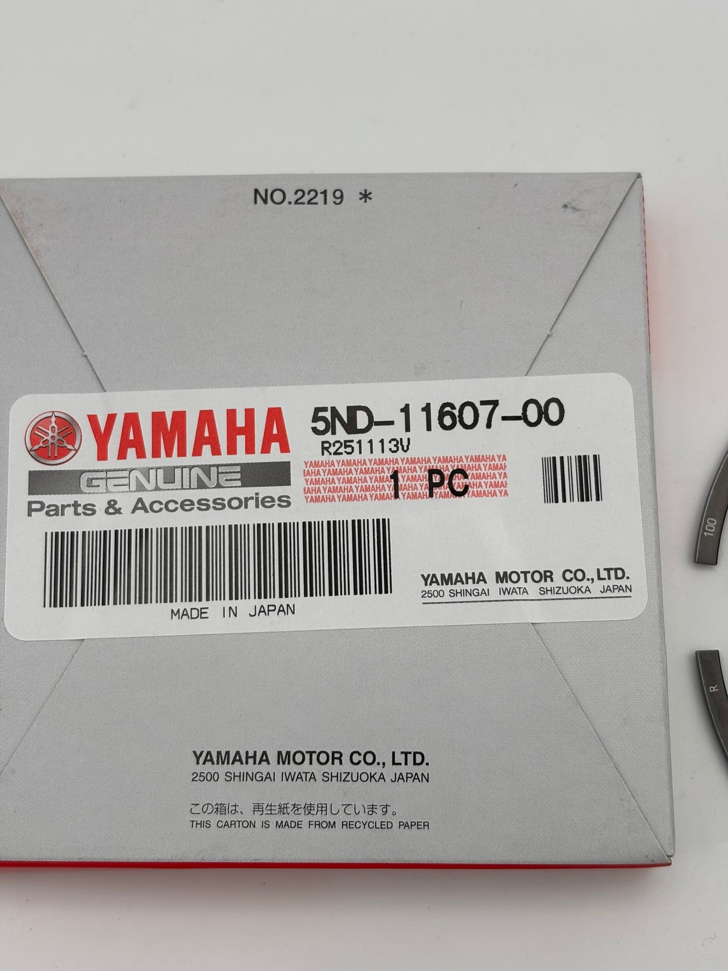 YAMAHA PISTON RING SET (1.00MM O/S) 5ND-11607-00-00 Y20