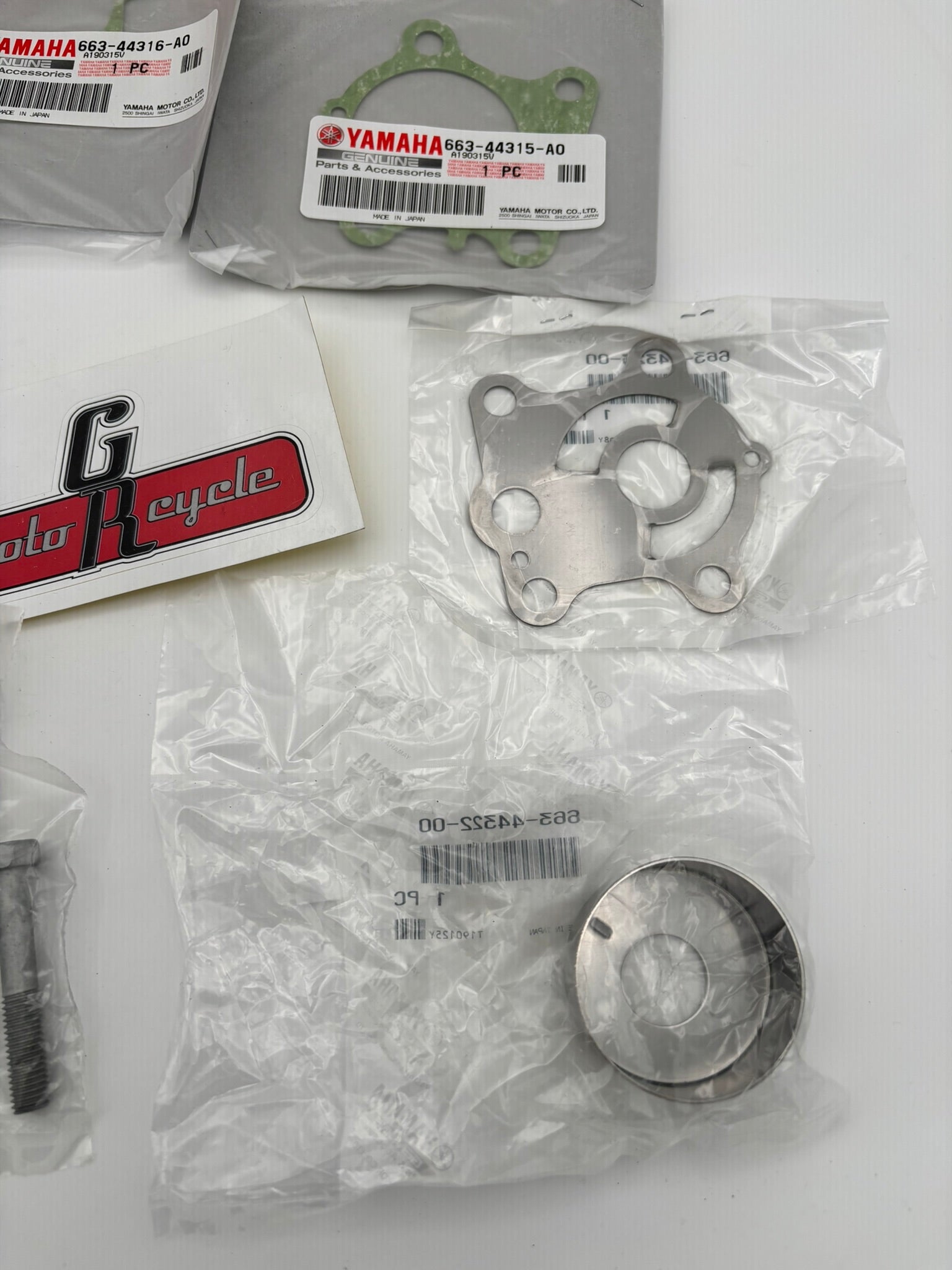 YAMAHA WATER PUMP REPAIR 6J8-W0078-A1-00 Y243