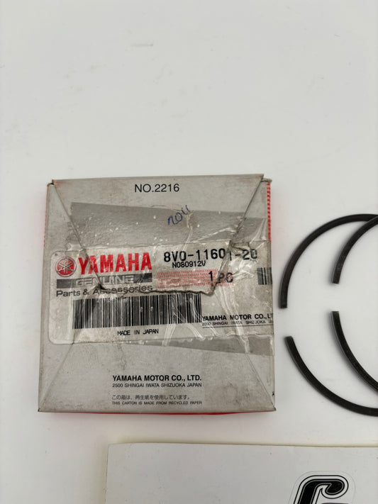YAMAHA PISTON RING SET 2ND O/S 8V0-11601-20-00 Y246