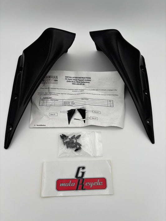 YAMAHA FX NYTRO SIDE BODY WIND DEFLECTORS SMA-8GLDF-00-00 Y252