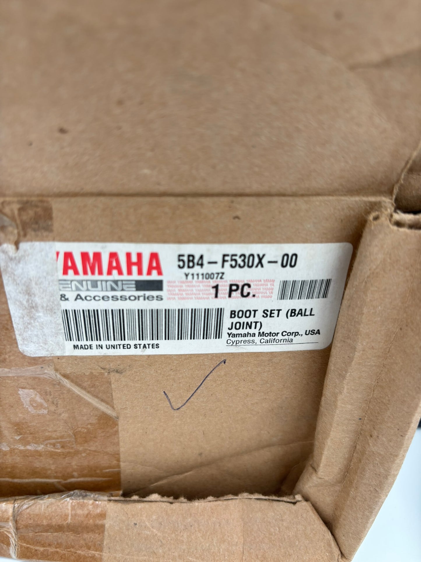 YAMAHA BALL JOINT BOOT SET 5B4-F530X-00-00 Y252
