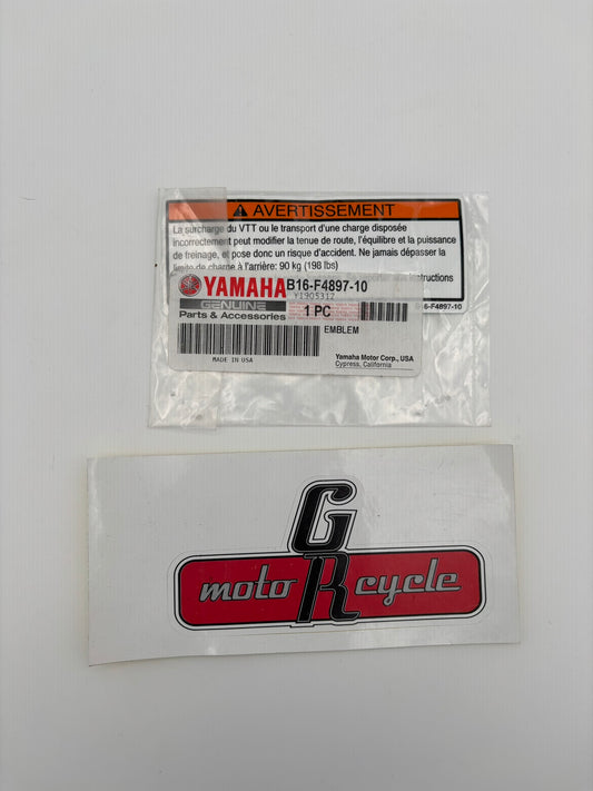 YAMAHA EMBLEM B16-F4897-10-00 Y255