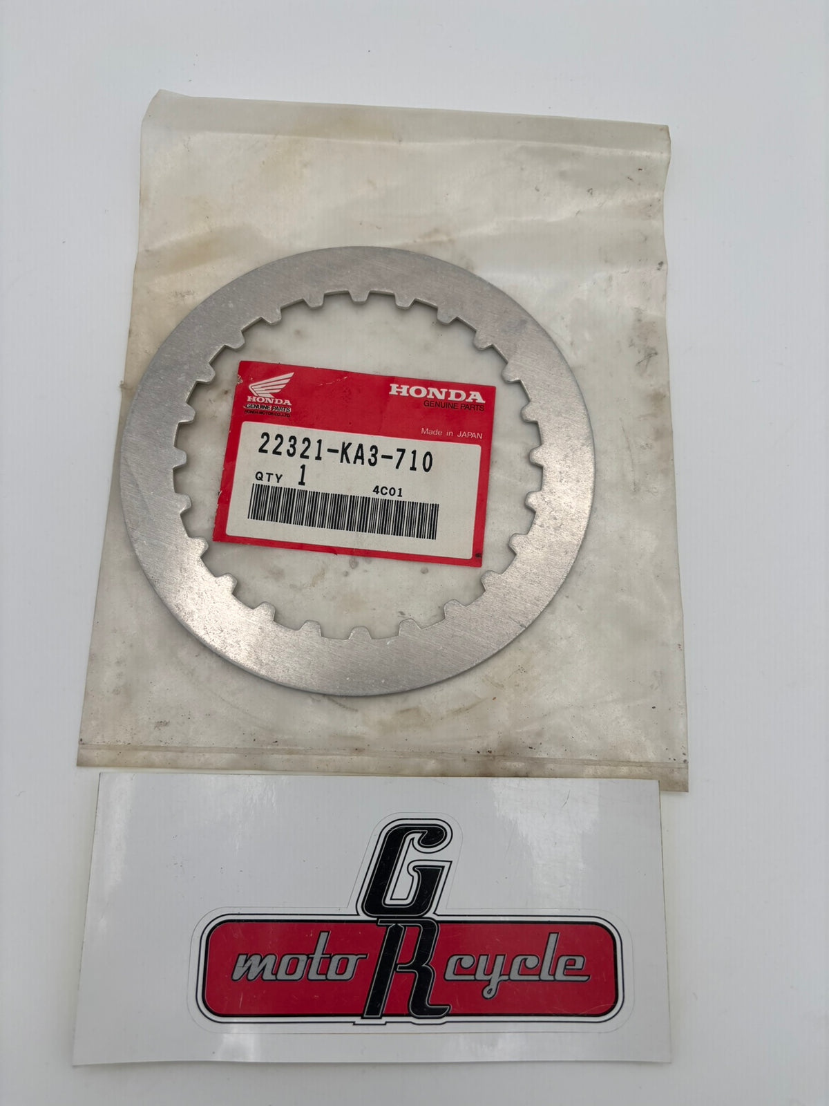 HONDA CLUTCH PLATE 22321-KA3-710 H10