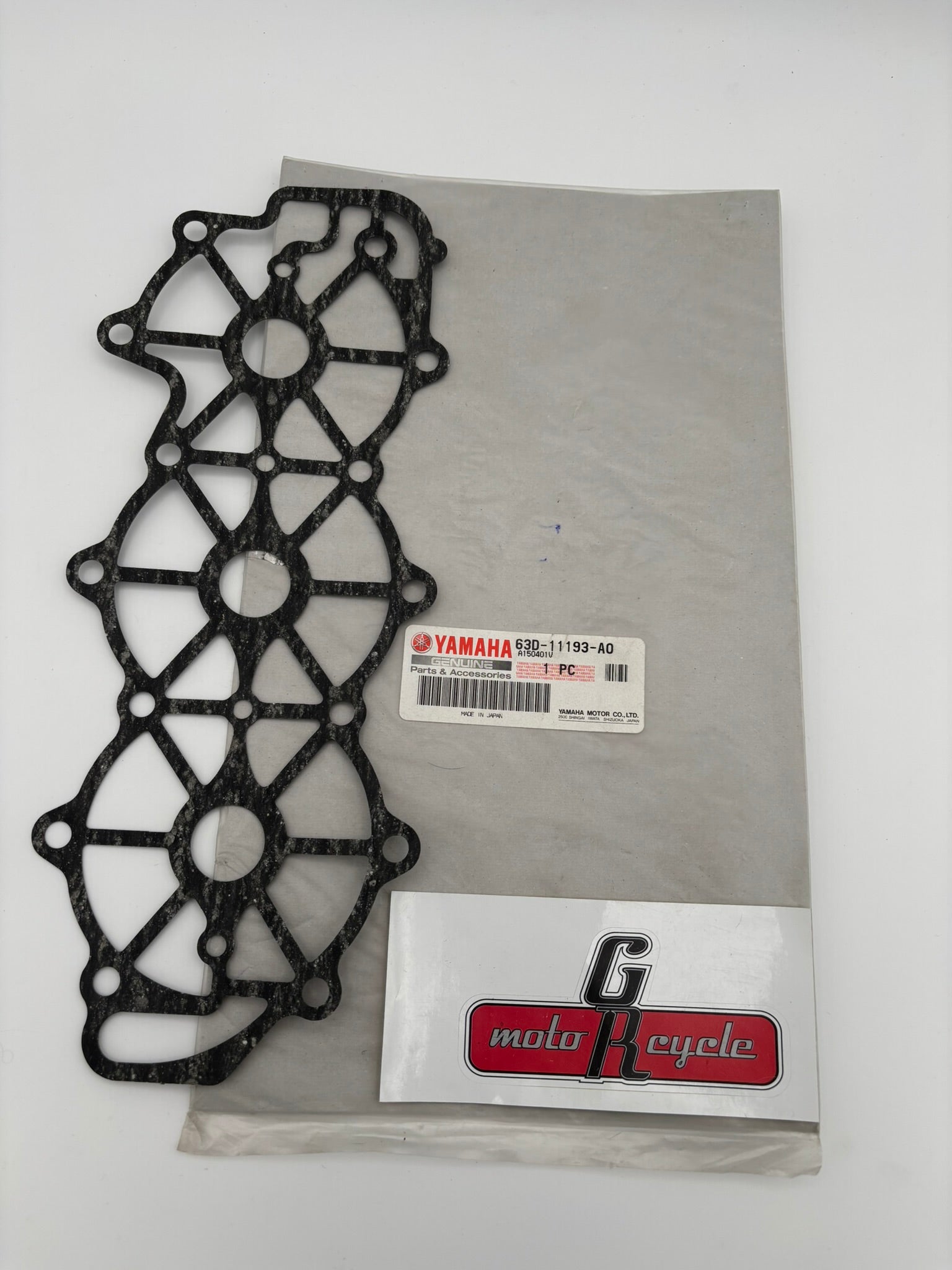YAMAHA HEAD COVER GASKET 63D-11193-A0-00 Y256