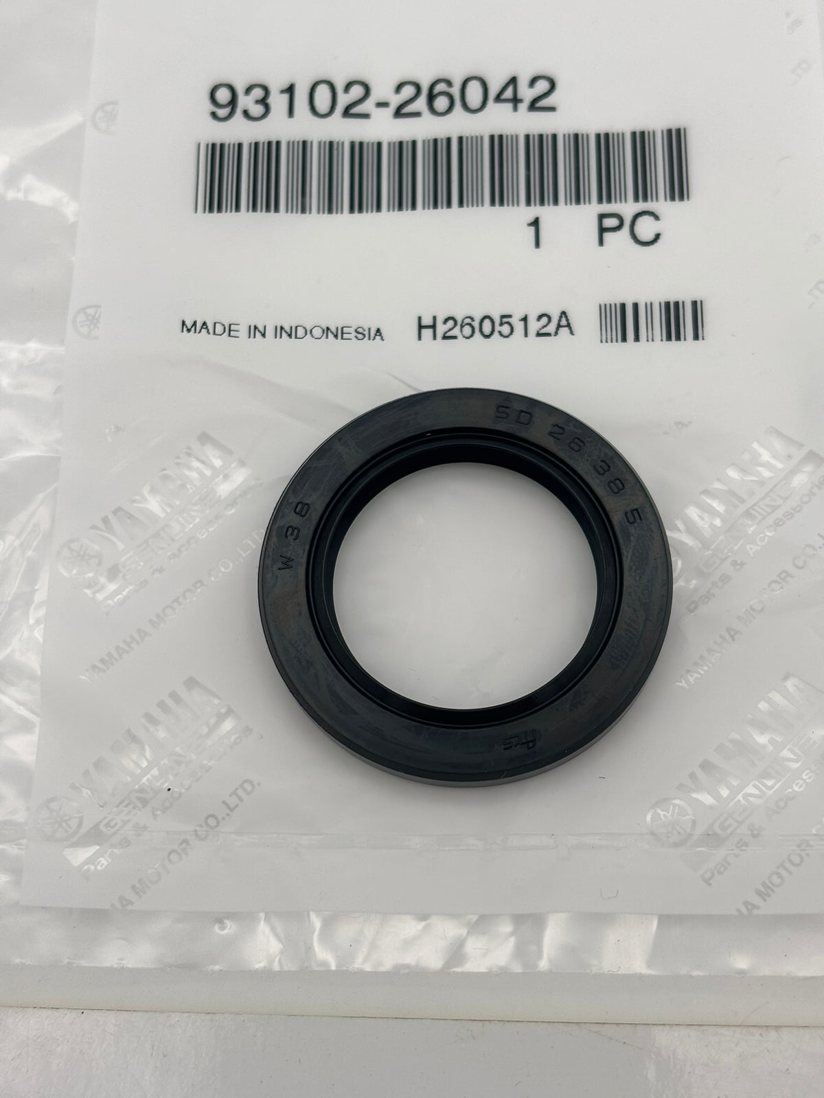 YAMAHA OIL SEAL (26X38X5-181) 93102-26042-00 Y102