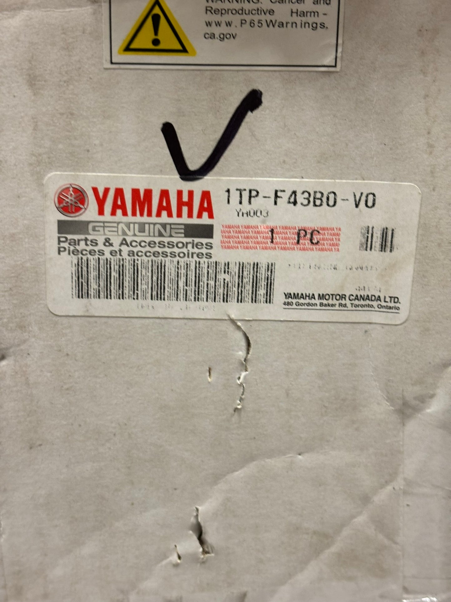 YAMAHA ENGINE GUARD KIT 1TP-F43B0-V0-00 YBOX