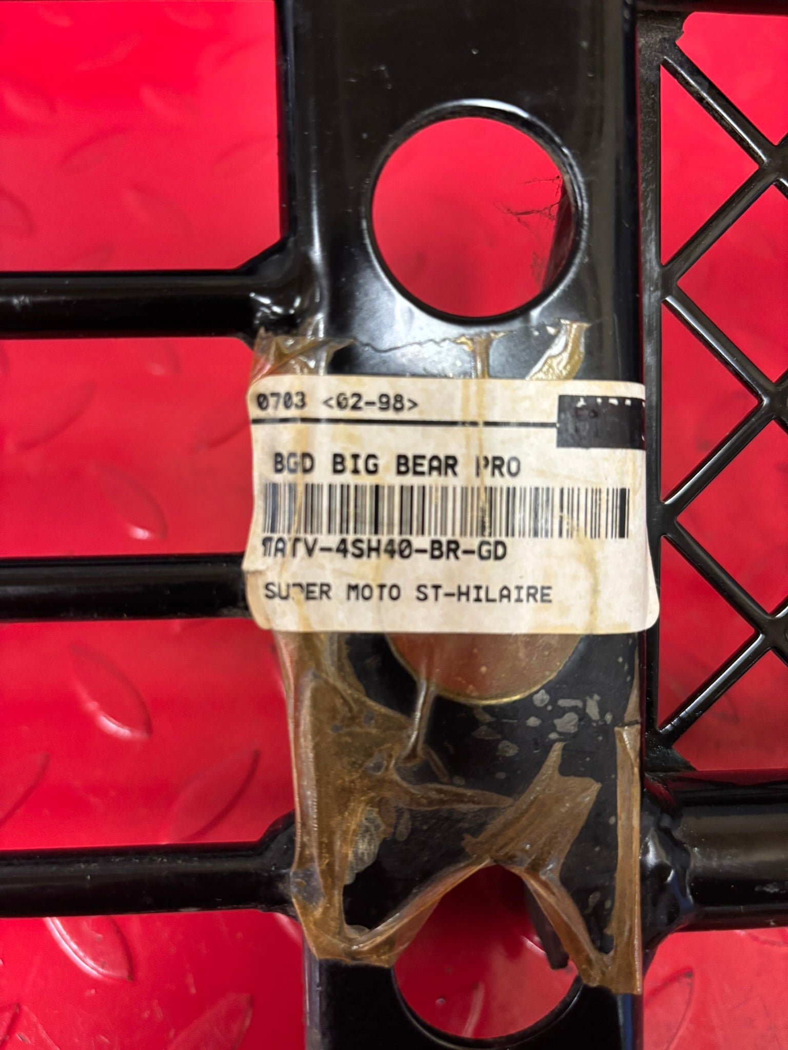 YAMAHA BIG BEAR PRO YFM400 2000 - 04 HEAD LIGHT BRUSH GUARD GRILLE ATV-4SH40-BR-GD YBOX