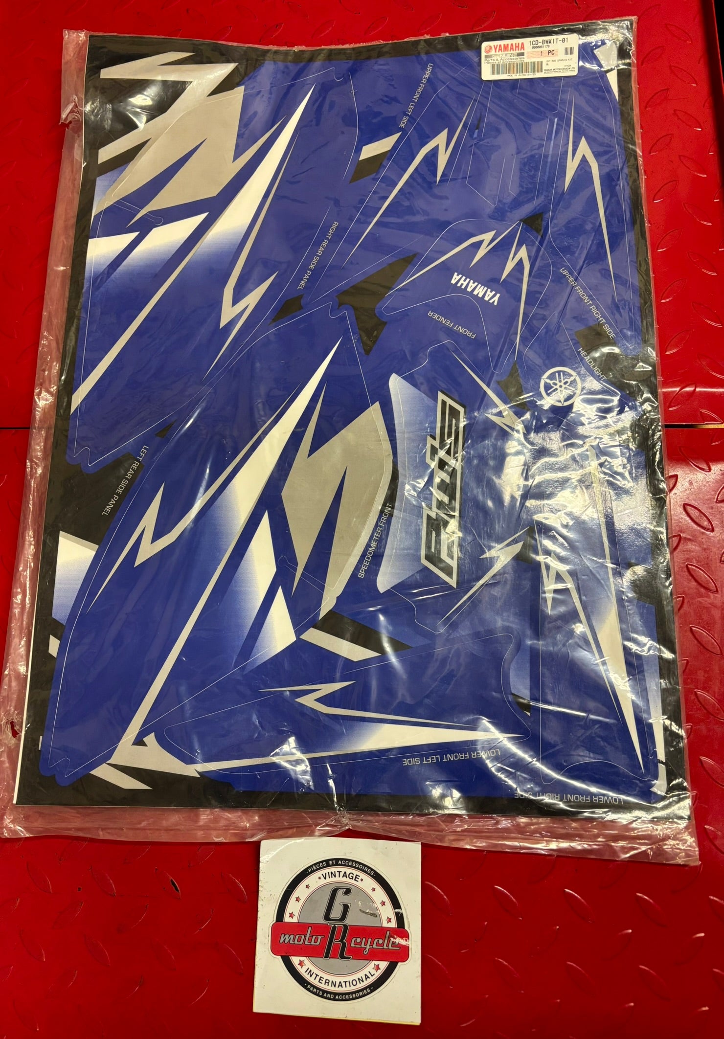 YAMAHA ZUMA BW'S 50 2012 - 19 GRAPHIC KIT 1CD-BWKIT-01-00 YBOX