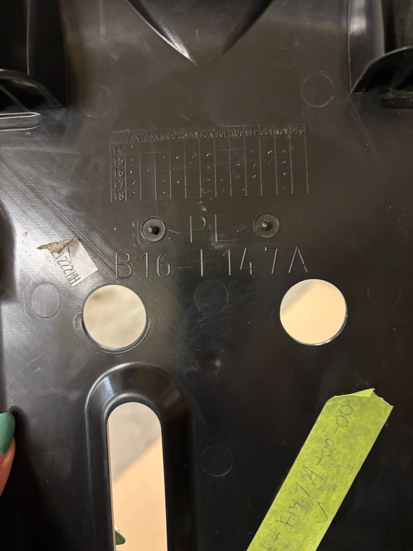 YAMAHA ENGINE GUARD 1 B16-F147A-00-00 YBOX