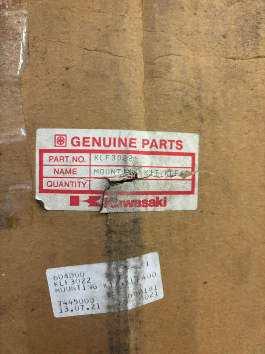 KAWASAKI KLF400-B 1993 - 1999 WARN WINCH MOUNTING PLATE KIT KLF3022 KBOX