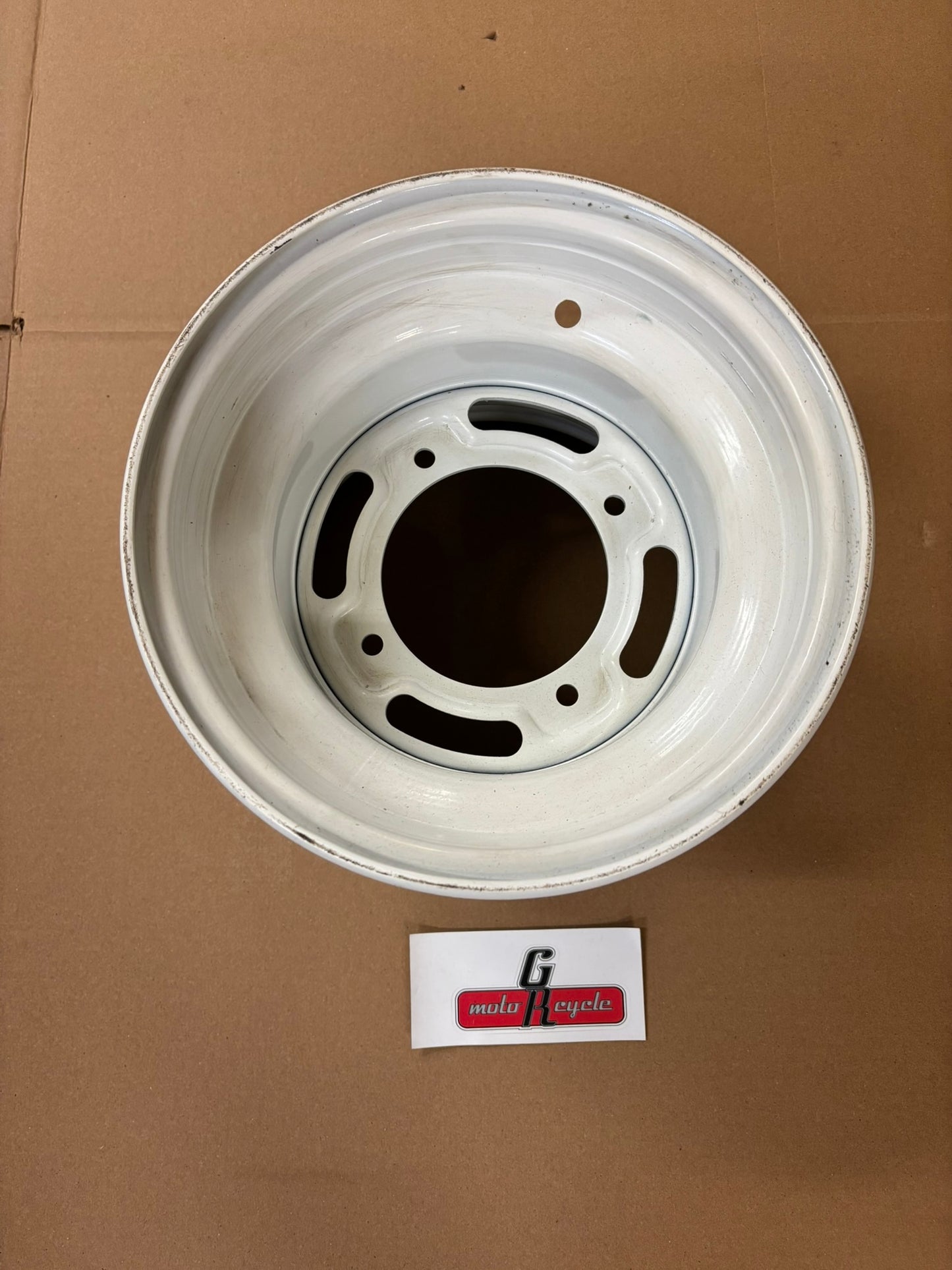 KAWASAKI KLF300 KLF220 REAR RIM 10X8.5 J.WHITE SUB 41025-1210-8C 41025-1339-8C KBOX