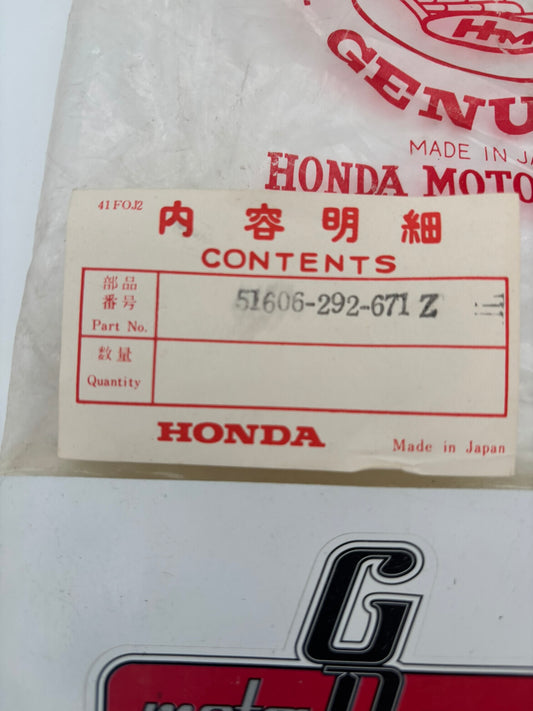 HONDA LEFT FRONT FORK COVER 51606-292-671Z H191