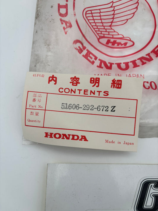 HONDA LEFT FRONT FORK COVER 51606-292-672Z H192