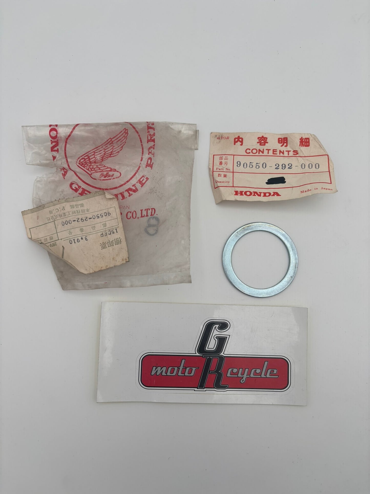 HONDA WASHER SPRING SET 90550-292-000 H196