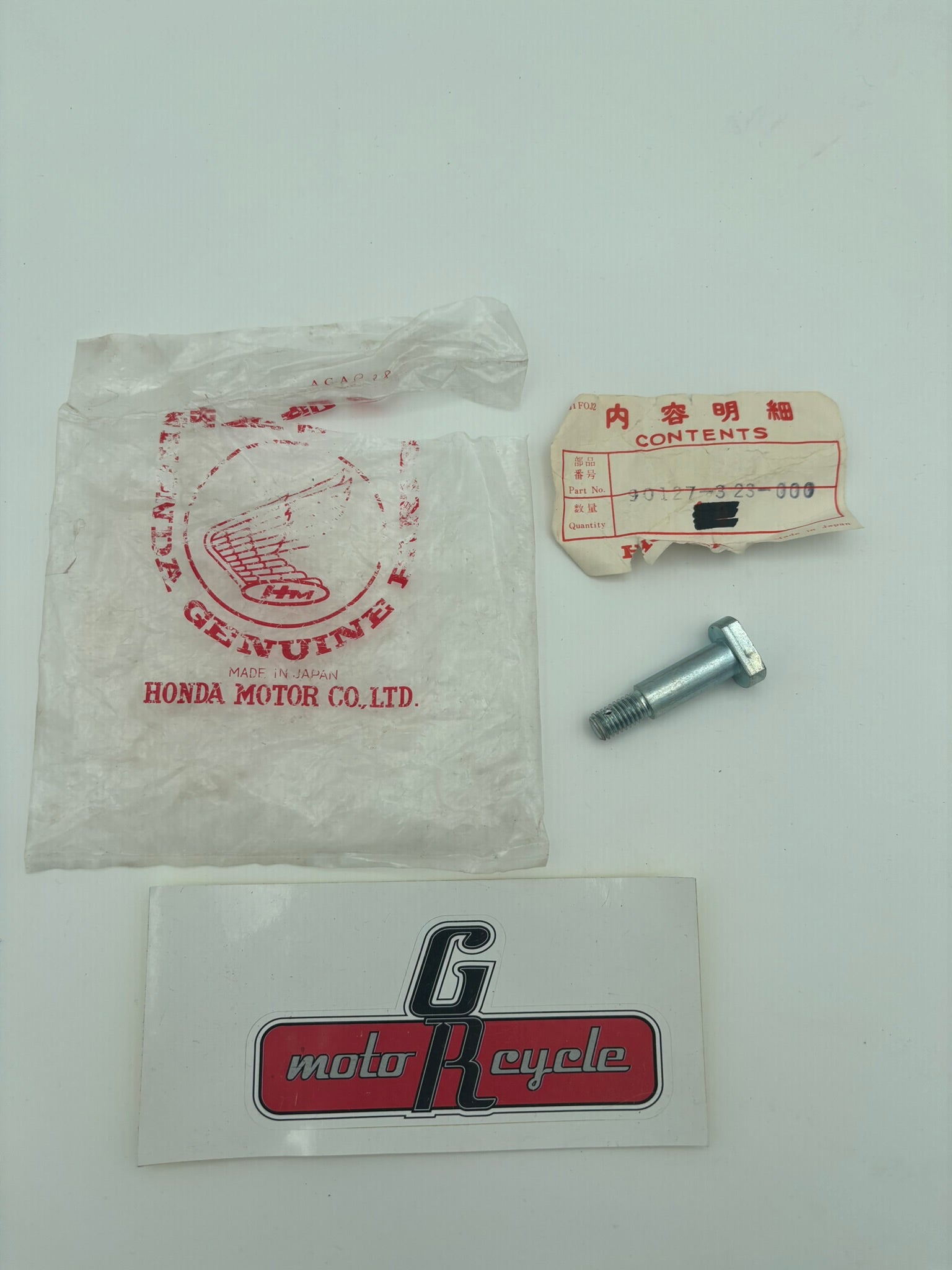 HONDA REAR BRAKE BOLT 90127-323-000 H196