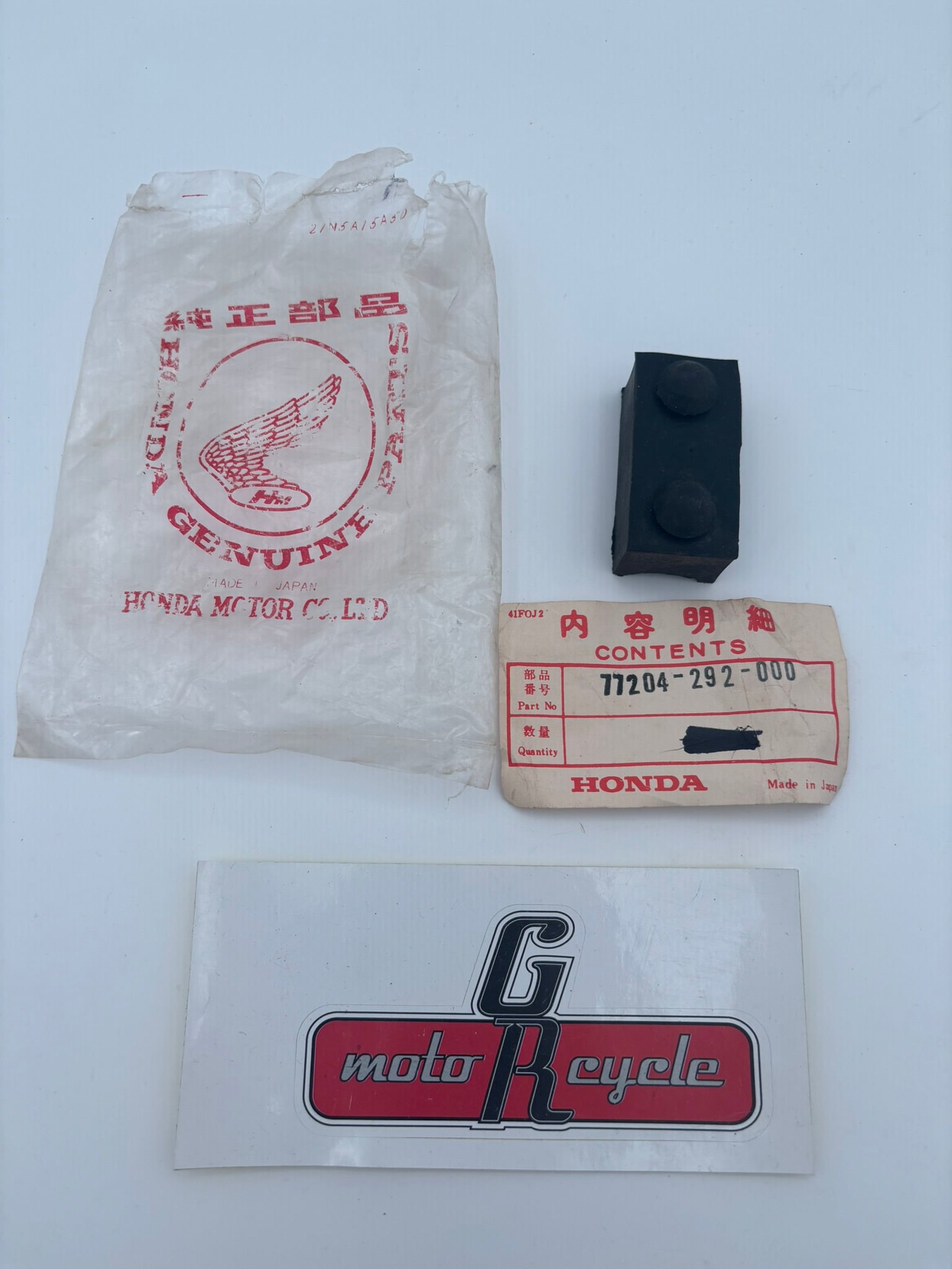 HONDA SEAT SETTING RUBBER 77204-292-000 H196