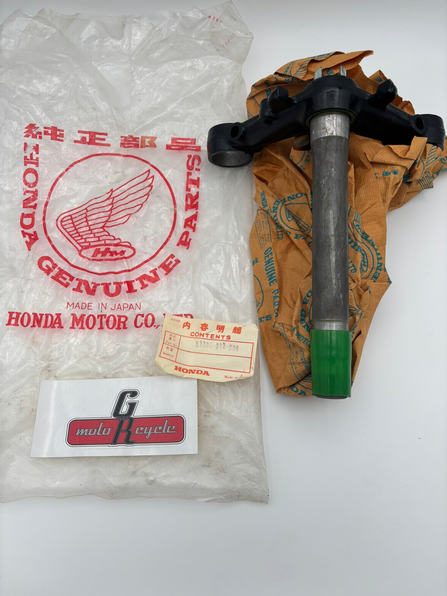 HONDA STEM STEERING 53200-292-000B H199