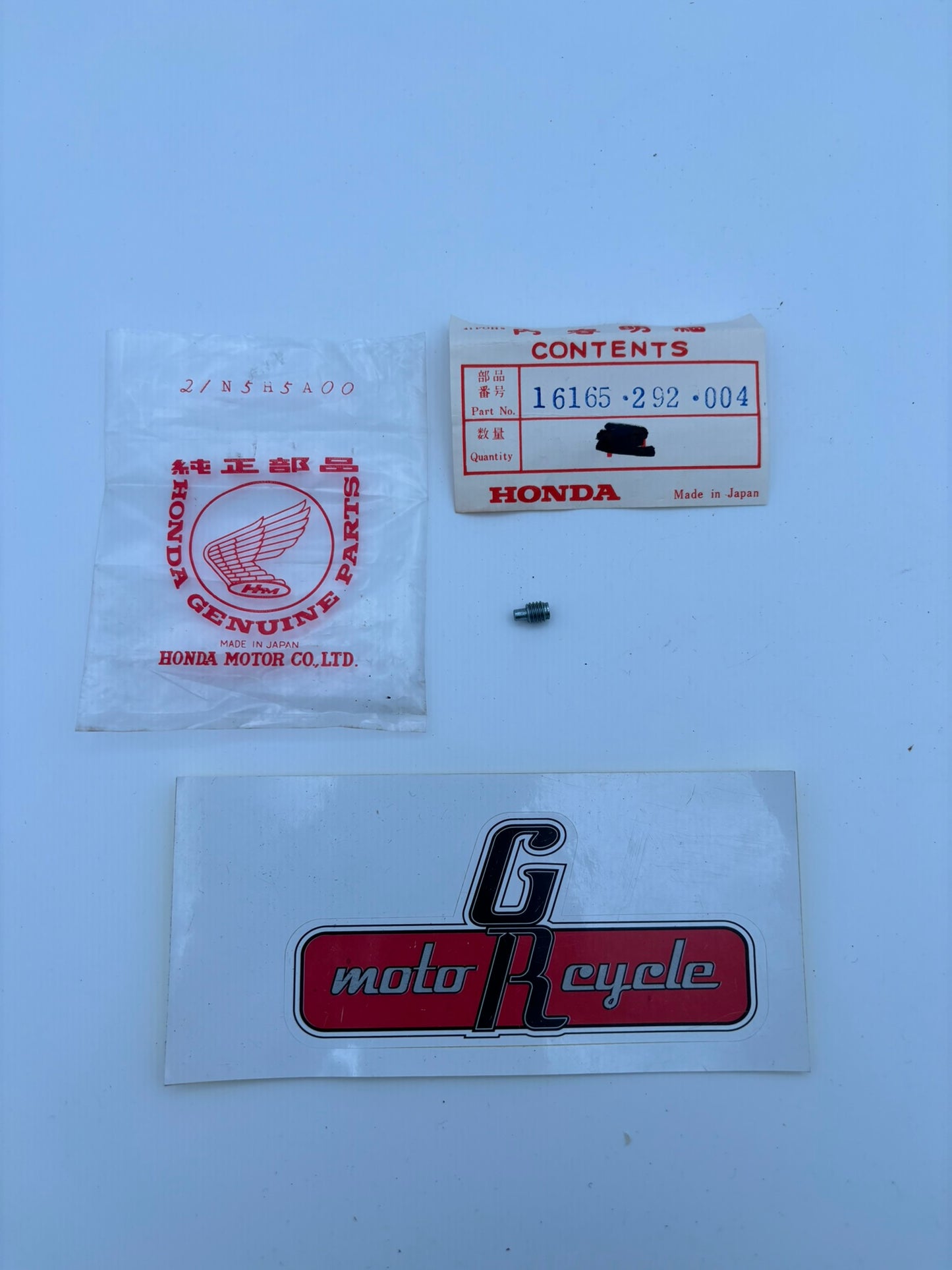 HONDA SCREW NEEDLE SET 16165-292-004 H204