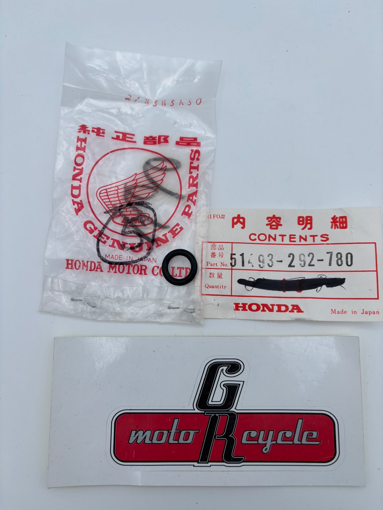 HONDA O-RING (11X3) 51493-292-780 H205