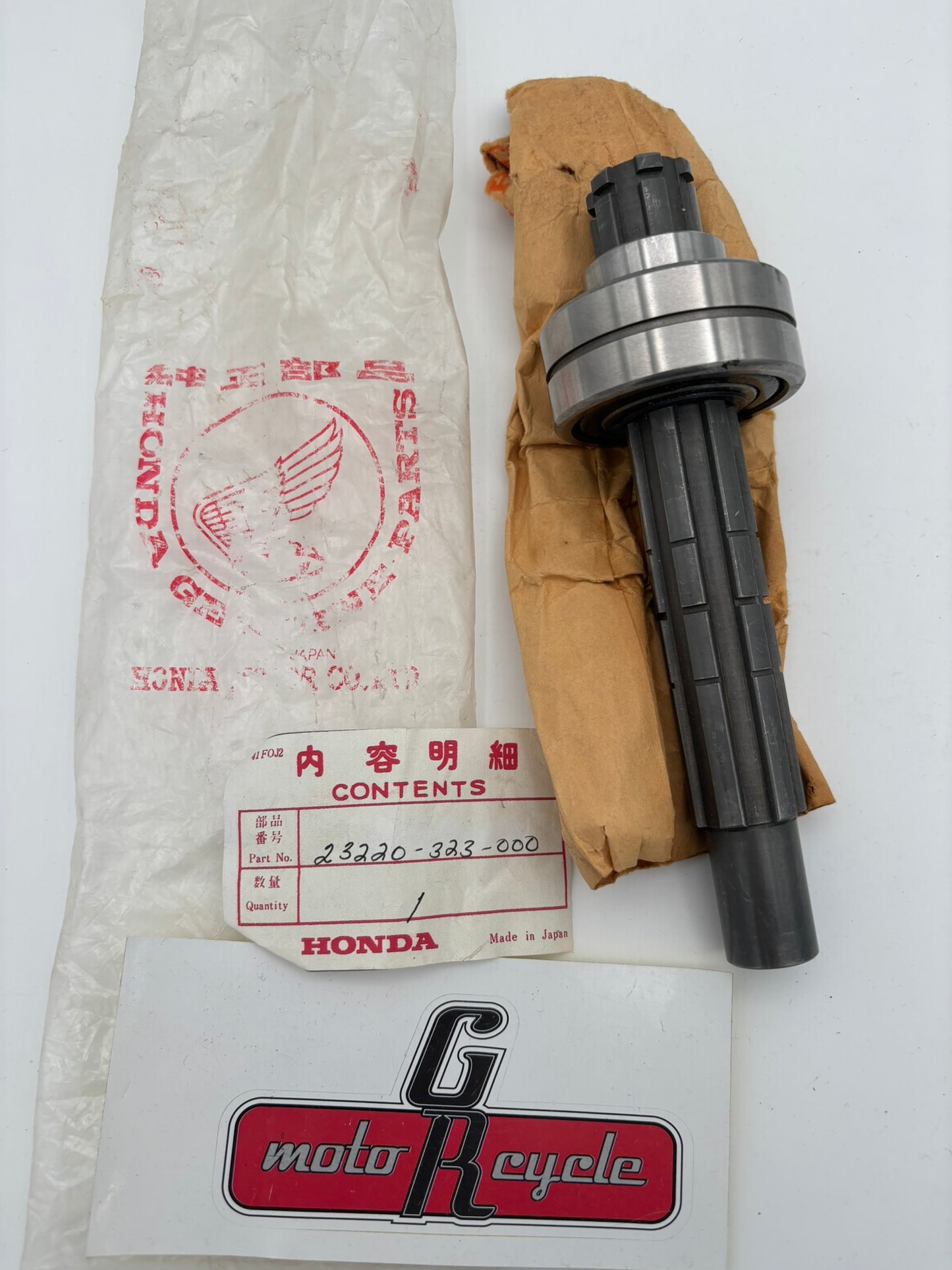 HONDA TRANSMISSION COUNTERSHAFT 23220-323-000 H206