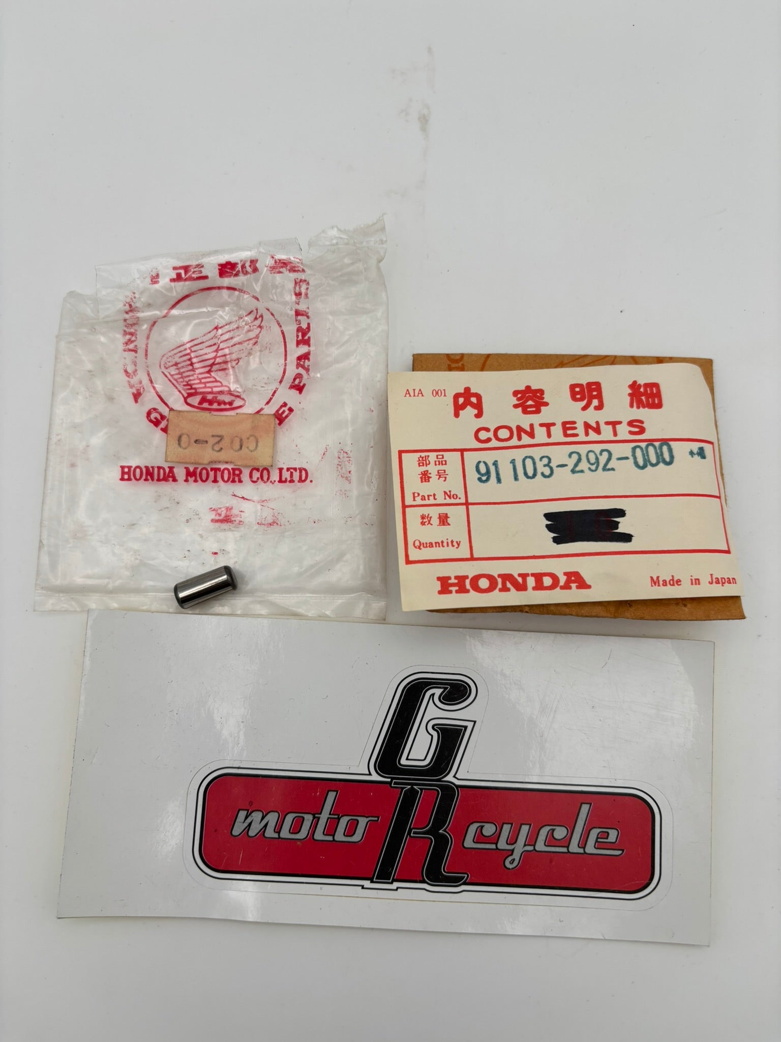 HONDA ROLLER 6X13 91103-292-000 H213